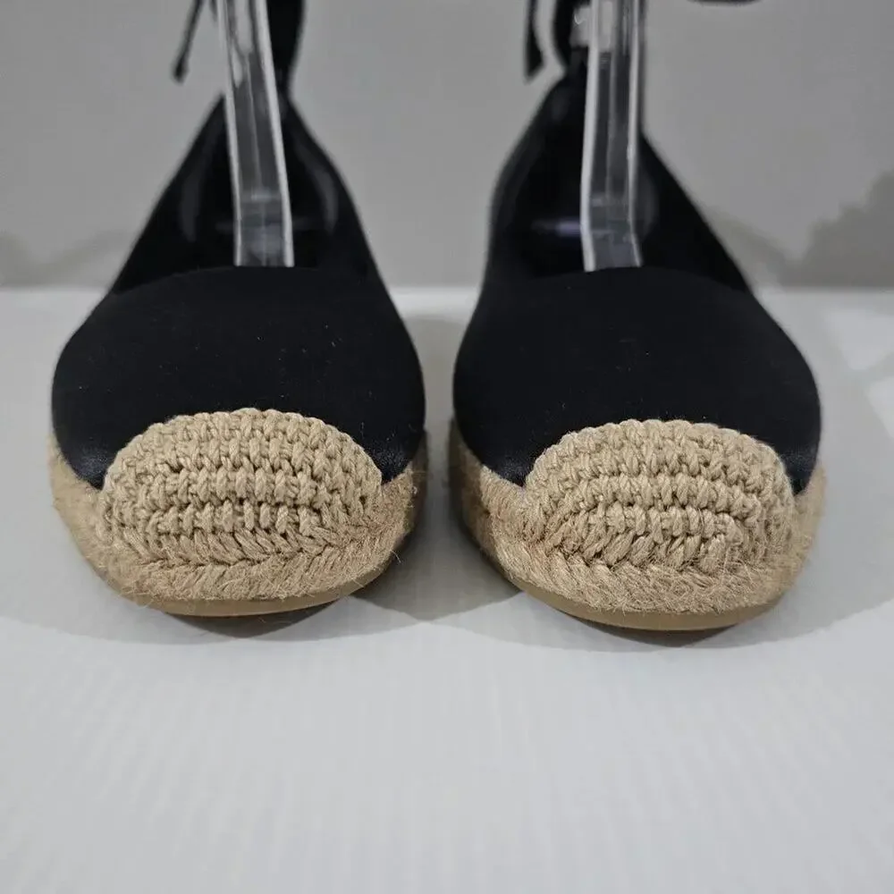 NWT Tory Burch Black Espadrilles - Picture 4 of 15
